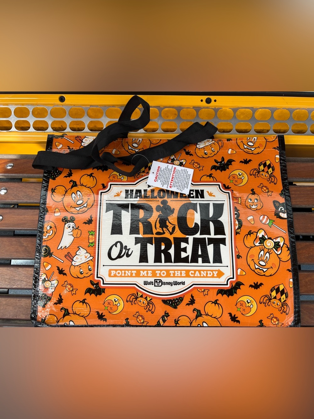 Disney Parks 2026 WDW Trick Or Treat Pumpkins Halloween Reusable Tote New